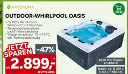 Marktkauf Artsauna outdoor-whirlpool oasis Angebot