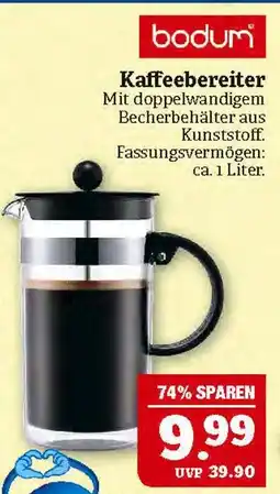 Marktkauf Bodum kaffeebereiter Angebot