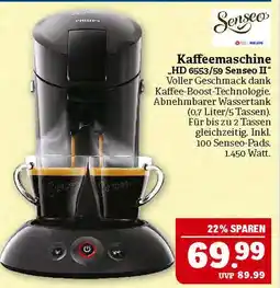 Marktkauf Senseo kaffeemaschine hd 6553/59 senseo ii Angebot