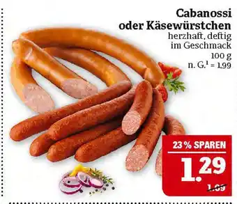 Marktkauf Cabanossi oder käsewürstchen Angebot