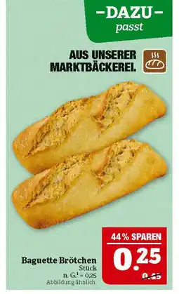 Marktkauf Marktbäckerei baguette brötchen Angebot