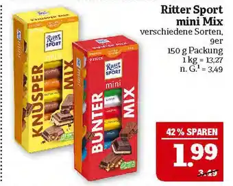 Marktkauf Ritter sport mini mix Angebot