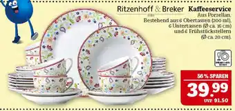 Marktkauf Ritzenhoff & breker kaffeeservice Angebot