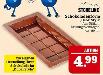 Marktkauf Stoneline schokoladenform dubai style Angebot