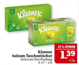 Marktkauf Balsam kleenex balsam taschentücher Angebot