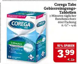 Marktkauf Corega tabs gebissreinigungs-tabletten Angebot