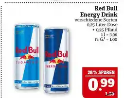 Marktkauf Red bull energy drink Angebot