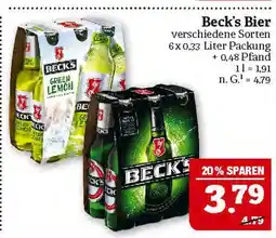 Marktkauf Beck's beck's bier Angebot