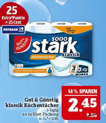 Marktkauf Gut & günstig klassik küchentücher Angebot