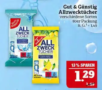 Marktkauf Gut & günstig allzwecktücher Angebot