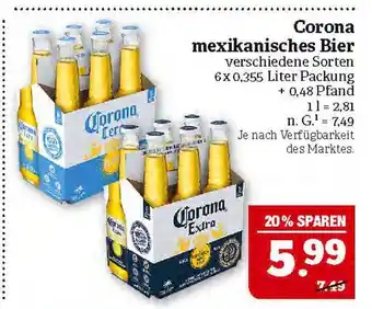 Marktkauf Corona mexikanisches bier Angebot