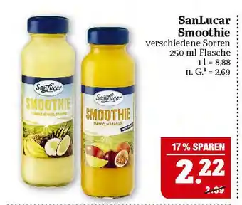 Marktkauf Sanlucar smoothie Angebot