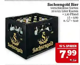 Marktkauf Sachsengold sachsengold bier Angebot