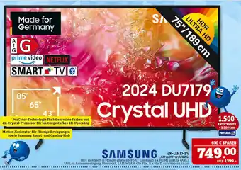 Marktkauf Samsung 4k-uhd-tv Angebot