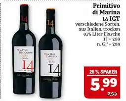 Marktkauf 14 primitivo di marina Angebot