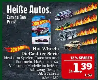 Marktkauf Hot wheels diecast 1er serie Angebot