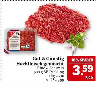 Marktkauf Gut & günstig hackfleisch gemischt Angebot