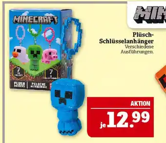 Marktkauf Minecraft plüsch-schlüsselanhänger Angebot