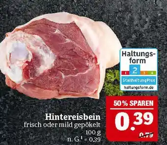 Marktkauf Hintereisbein Angebot