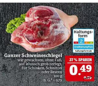 Marktkauf Ganzer schweineschlegel Angebot