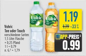 diska Volvic tee oder touch Angebot