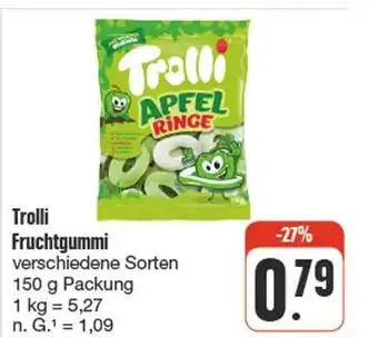 nah & gut Trolli fruchtgummi apfel ringe Angebot