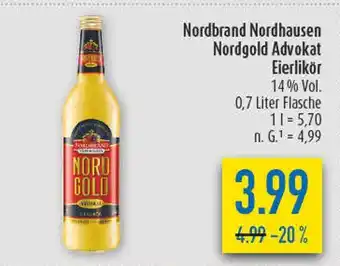 diska Nordbrand nordhausen nordgold advokat eierlikör Angebot