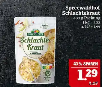 Marktkauf Spreewaldhof schlachtekraut Angebot