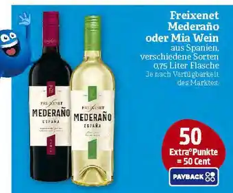 Marktkauf Freixenet mederano oder mia wein Angebot