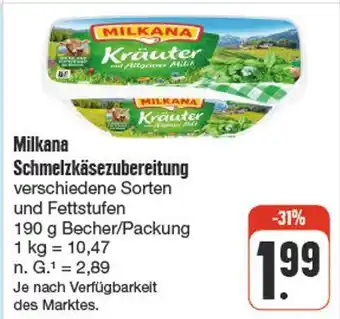 nah & gut Milkana schmelzkäsezubereitung Angebot