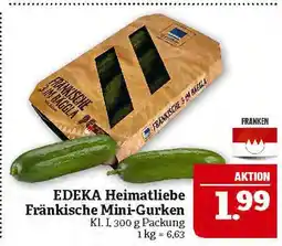 Marktkauf Edeka heimatliebe fränkische mini-gurken Angebot