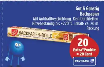 diska Gut & günstig backpapier Angebot