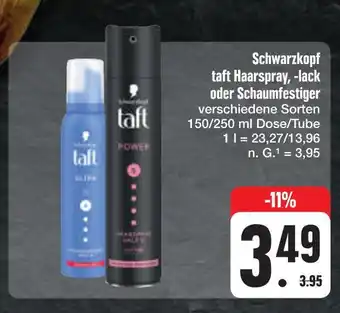 E-Center Schwarzkopf taft haarspray, -lack oder schaumfestiger Angebot