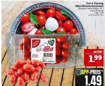 Marktkauf Gut & günstig mini pflaumentomaten Angebot