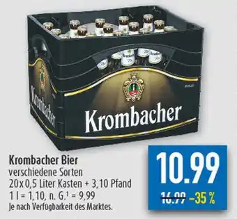 diska Krombacher krombacher bier Angebot