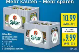 diska Lübzer bier Angebot