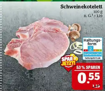 Marktkauf Schweinekotelett Angebot