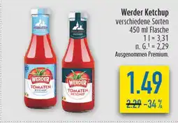 diska Werder ketchup Angebot