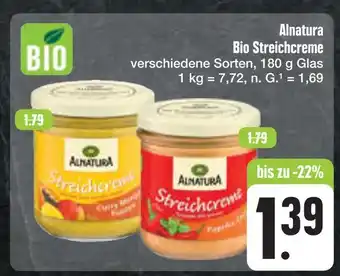 E-Center Alnatura bio streichcreme Angebot