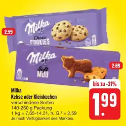 E-Center Milka kekse oder kleinkuchen Angebot