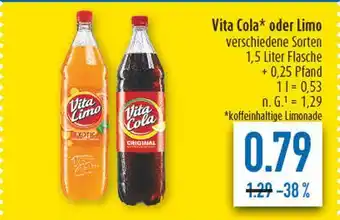 diska Vita cola vita cola oder limo Angebot