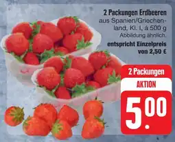 E-Center Erdbeeren Angebot