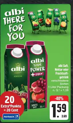 E-Center Albi saft, nektar oder fruchtsaftgetränk Angebot