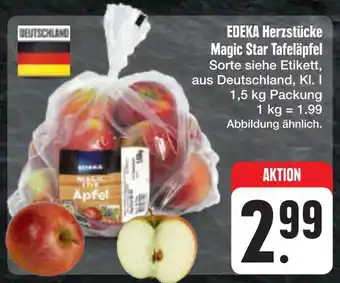 E-Center Edeka herzstücke magic star tafeläpfel Angebot