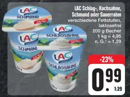 E-Center Lac schlag-, kochsahne oder sauerrahm Angebot