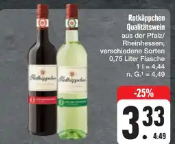 E-Center Rotkäppchen qualitätswein Angebot