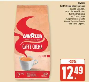 nah & gut Lavazza caffè crema oder espresso Angebot