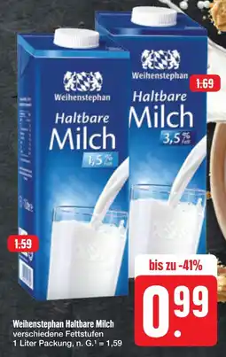 E-Center Weihenstephan haltbare milch Angebot