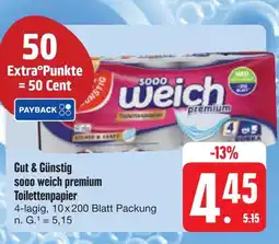 E-Center Gut & günstig sooo weich premium toilettenpapier Angebot