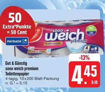 E-Center Gut & günstig sooo weich premium toilettenpapier Angebot
